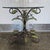 Traditional Late 20th Century Vintage Wrought Iron and Ceramic Floral Table For Sale - Image 3 of 11