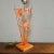 Vintage Orange Fish Seaweed Lamp For Sale In Raleigh - Image 6 of 8