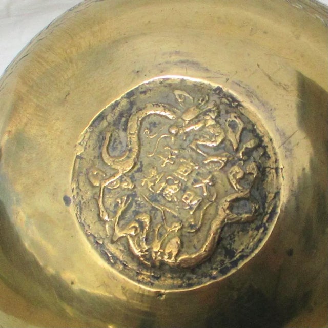 Chinese Bronze Water Gong Bowl Early 20th Century For Sale In New York - Image 6 of 8
