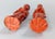 Early 20th Century Pair of Chinese Carved Coral Immortal Figures For Sale - Image 12 of 13