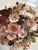Tirinnanzi Italy Hand Painted Floral Gold Trim Bow Handles Serving Tray For Sale - Image 11 of 15