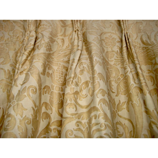 Vintage Fortuny Ucelli Curtain-Drapery Panel For Sale - Image 9 of 11