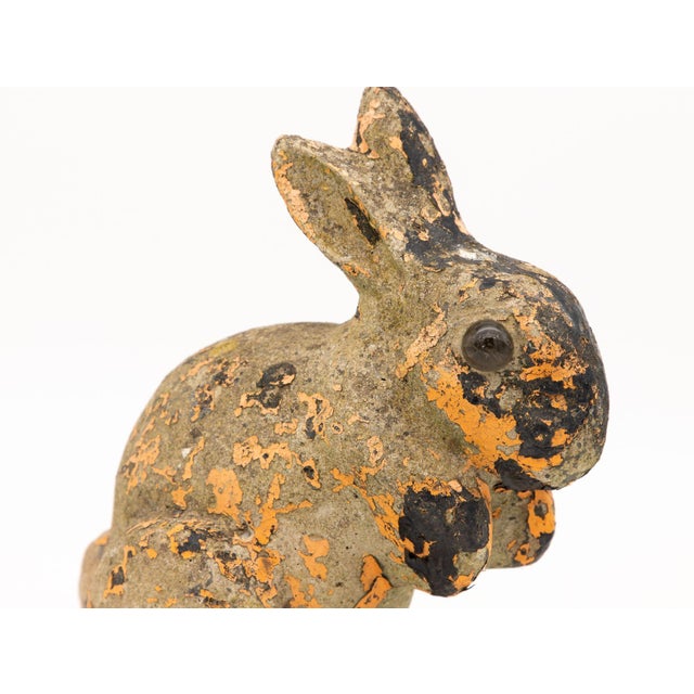 Gray Small Bunny Garden Ornament For Sale - Image 8 of 9