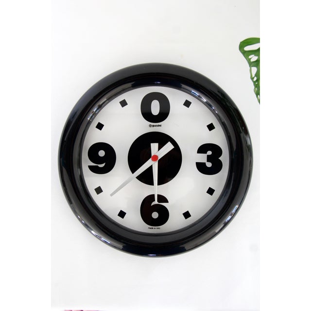 Vintage Clock by STG Studio for Guzzini, Italy, 1980s For Sale - Image 6 of 8