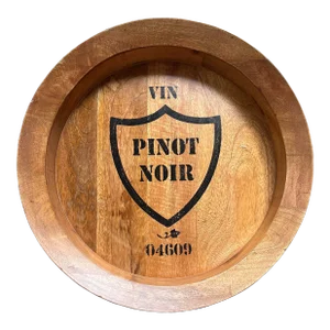 Ballard Designs Pinot Noir Small Wine Barrel Wall Plaque Tray