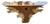 Andrianna Shamaris Sculptural Teak Wood Console Table For Sale