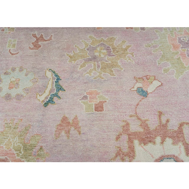 Turkish Oushak Rug 8'6" x 10'6" #20405 For Sale - Image 4 of 8