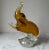 Mid-Century Modern Vintage Amber /Honey Art Glass Elephant Large 8.5” Italy Hand Made .. For Sale - Image 3 of 12