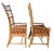 Tan Vintage Palecek High Back Arm Chairs With Leather Seats, a Pair For Sale - Image 8 of 16