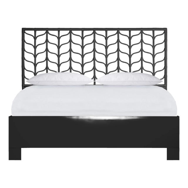 Ivy Standard Bed King, Black For Sale