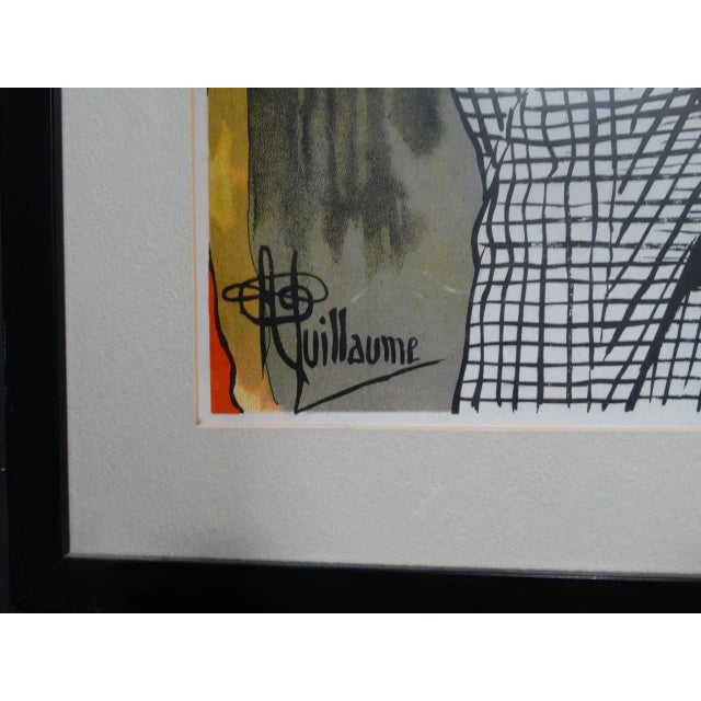 Scarlet Albert Guillaume Advertisement for Charles Guyot Suspenders Lithographic Poster 1906 For Sale - Image 8 of 11