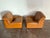 Animal Skin Vintage 1970s Italian “Giusy” Modular Leather Sofa Chairs by Neoflex For Sale - Image 7 of 11