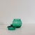 Empoli Vetro Verde Glass Apothecary Jar with Lid, Italy, 1960s For Sale - Image 3 of 10