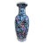 Antique Late 19th Century Chinese Imperial Famille Noir Porcelain Vase For Sale
