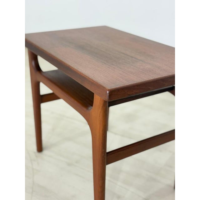 Wood Mid-Century Danish Side Table in Teak by Niels Bach, 1960s For Sale - Image 7 of 11