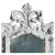 A dramatic and highly decorative Hollywood Regency white Rococo‑style wall mirror, crafted circa 1960s–1970s. This...