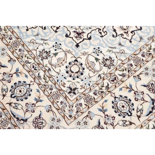 Nain Rug with Floral Pattern For Sale - Image 6 of 11