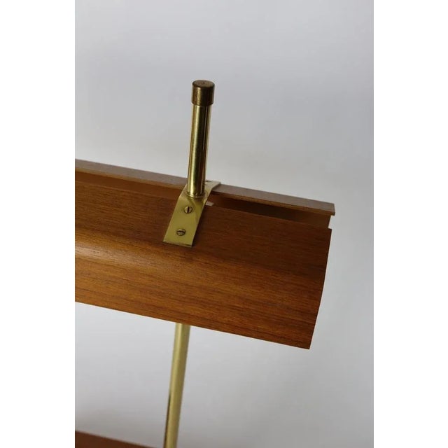 Mid-Century Modern Vintage Wooden Desk Lamp For Sale - Image 3 of 10