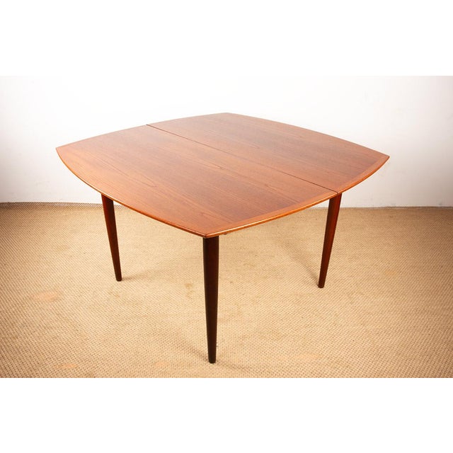 Large Danish Teak Extendable Dining Table by Henry Walter Klein for Bramin, 1960s For Sale - Image 18 of 18