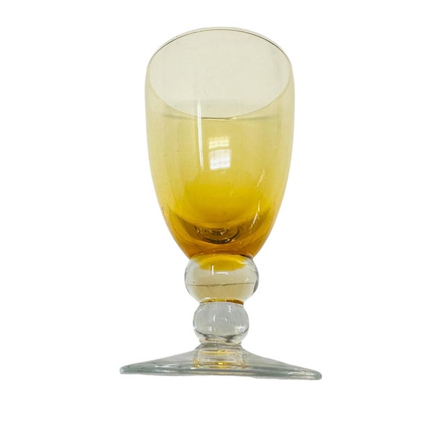 Mid-Century Dutch "Carnaval" Harlequin Liqueur Glasses by Max Verboeket - Set of 6 For Sale In Tampa - Image 6 of 9