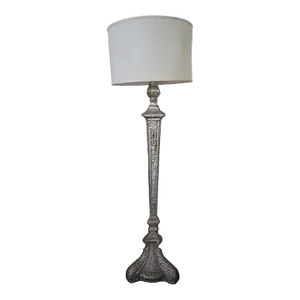 19th Century Silver Leaf Floor Lamp