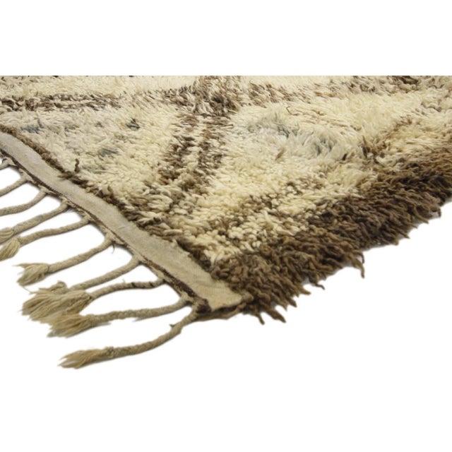 Mid-Century Modern Vintage Beni MGuild Moroccan Rug - 06'01 X 13'01 For Sale - Image 3 of 7