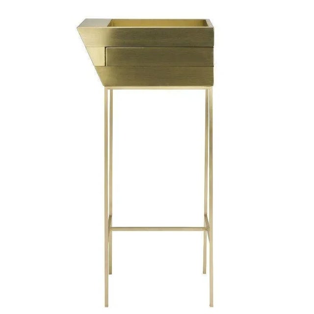 Flamingo, storage unit by hagit pincovici. Dimensions: w 41 x d 26 x h 85 cm. Materials: brass. Hagit pincovici founded...
