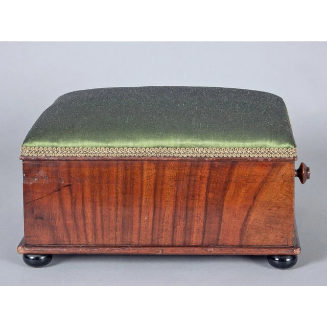 Victorian Mahogany Footstool For Sale In Boston - Image 6 of 10