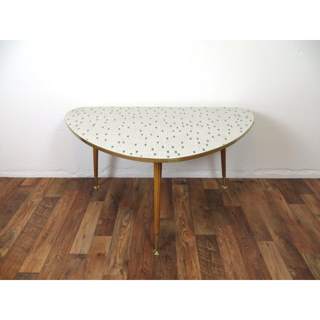 Mid-Century Modern Mosaic Kidney Table from Ilse Möbel, 1970s For Sale - Image 3 of 15