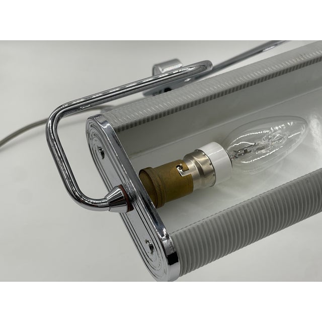 Gray Art Deco Jumo N 71 Desk Lamp inChrome Metal by Eileen Gray, 1940s For Sale - Image 8 of 17
