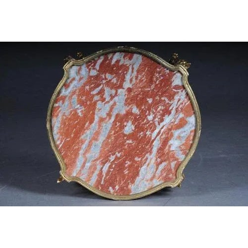 Gold French Bronze Pompom Table or Side Table For Sale - Image 8 of 12