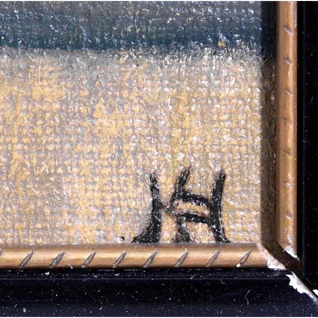 Antique Oil on Canvas by Knud Ove Hilkier, 1900s For Sale - Image 5 of 8