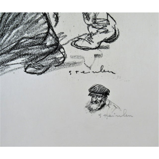 Théophile Alexandre Steinlen, Evacues, 1916 For Sale - Image 4 of 5