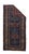 Six aggressively armed and hooked geometric star medallions parade up the royal blue indigo field, in shades of ivory,...