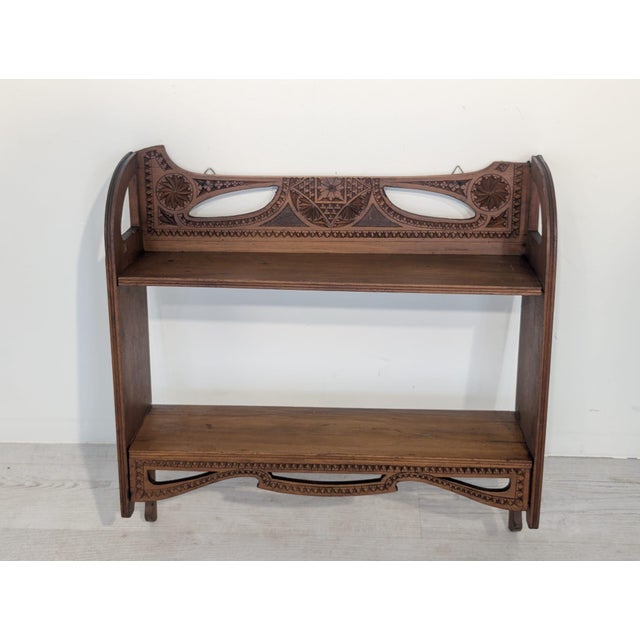 Antique Carved Wall Shelf, 1920s For Sale - Image 17 of 17