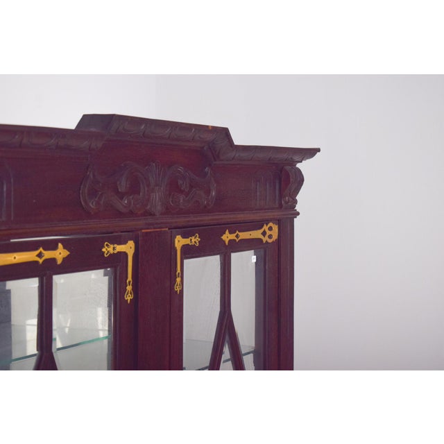 Antique Portuguese Dutch-Style Display Cabinet, 1800s For Sale - Image 4 of 13