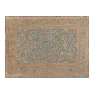 1930s Turkish Oushak Rug For Sale