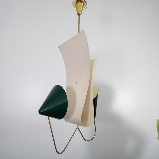 Sculptural chandelier attributed to Gilardi and Barzaghi For Sale In New York - Image 6 of 13