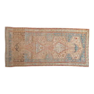 Vintage Distressed Malayer Rug Runner - 4'8" x 9'7" For Sale