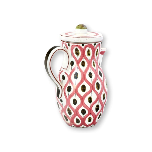 Stig Lindberg Stig Lindberg Covered Pitcher for Gustavsberg For Sale - Image 4 of 5