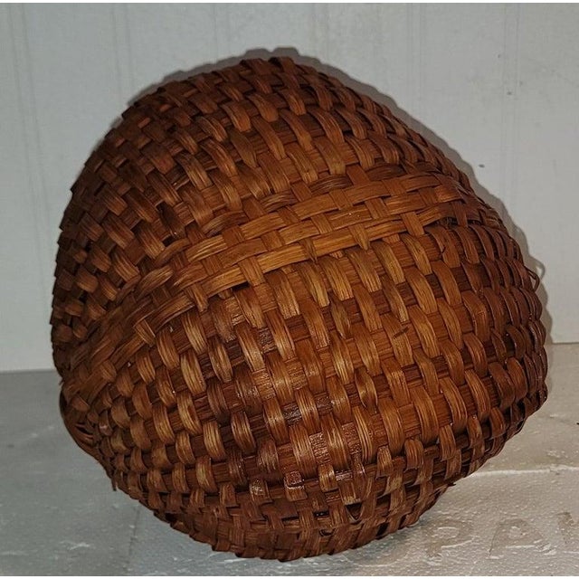 Brown Collection of Four 19Thc Buttocks Baskets For Sale - Image 8 of 10