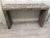 Whitewashed Woven Rattan Console Table For Sale - Image 11 of 13