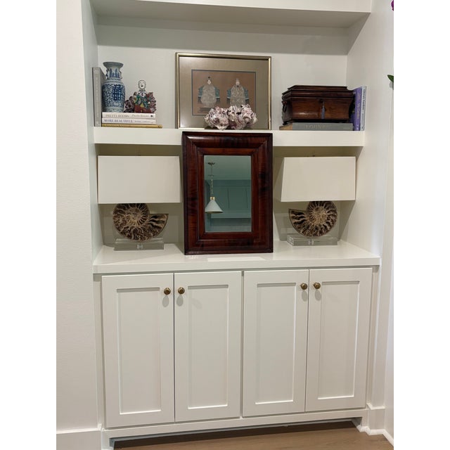 Brown Mid-19th Century American Empire Mahogany Wall Mirror For Sale - Image 8 of 16