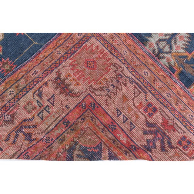 Turkish Antique Turkish Oushak Rug For Sale - Image 3 of 9