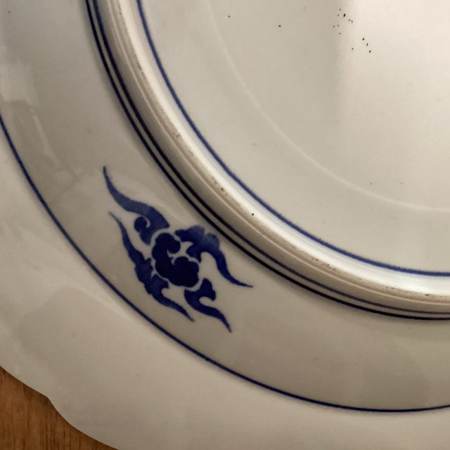Ceramic Antique Large Scale Japanese Imari Porcelain Platter For Sale - Image 7 of 12