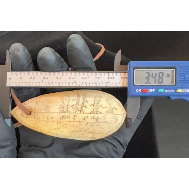 Antique Batak Shaman Calendar Pendant, Porhalaan For Sale - Image 10 of 11