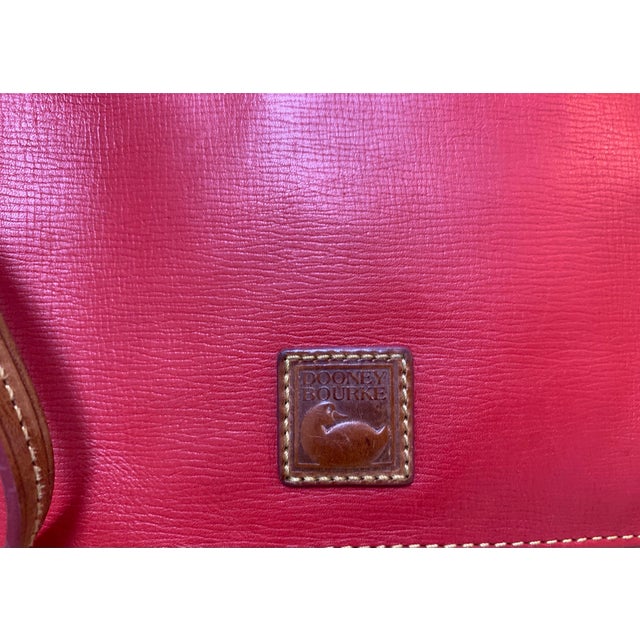 1990s Vintage Dooney & Bourke Triple Zip Crossbody Bag For Sale - Image 5 of 8