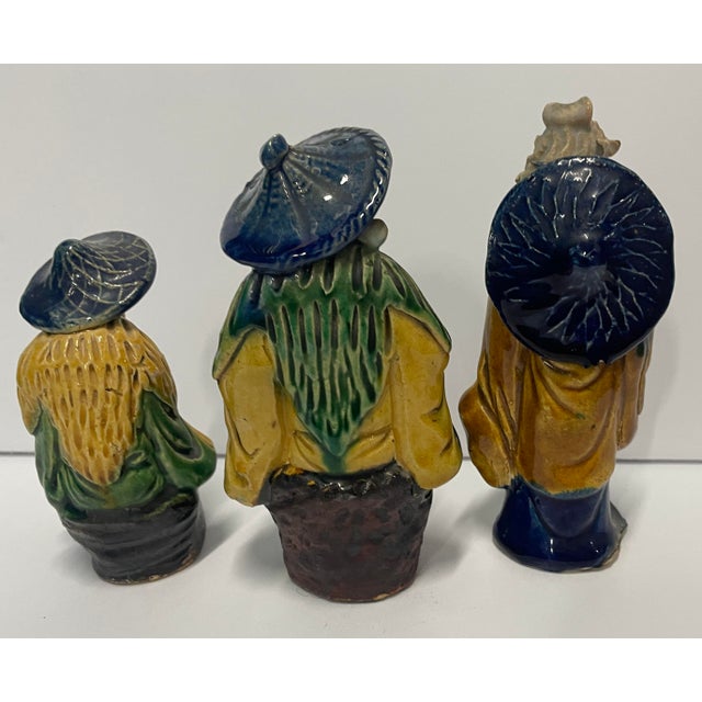 Chinese Chinese Mudmen Figures - Set of Three For Sale - Image 3 of 8