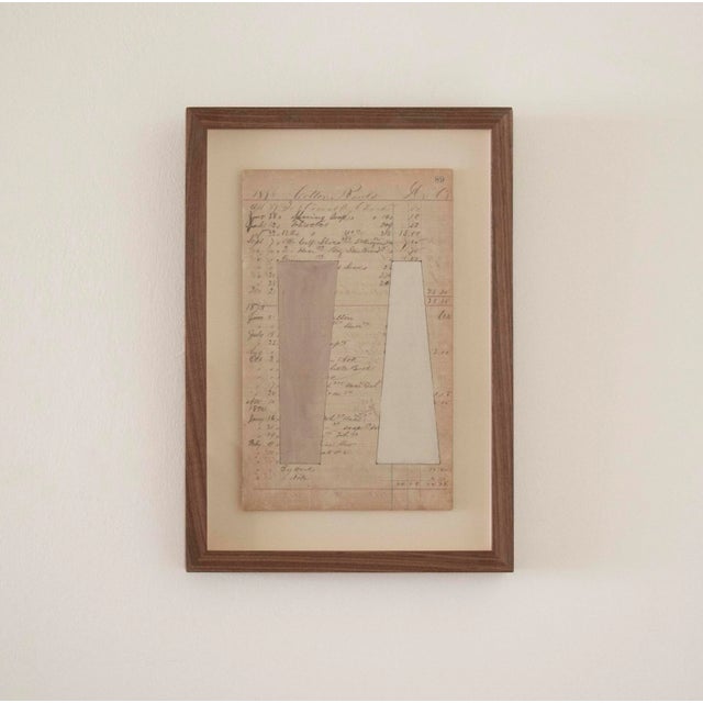 Marron Clair Abstract 2 Original Painting by Afsoon Thayer, Framed For Sale In Los Angeles - Image 6 of 9