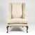 Wood Late 19th Century Mahogany Frame Upholstered Wing Chair For Sale - Image 7 of 13